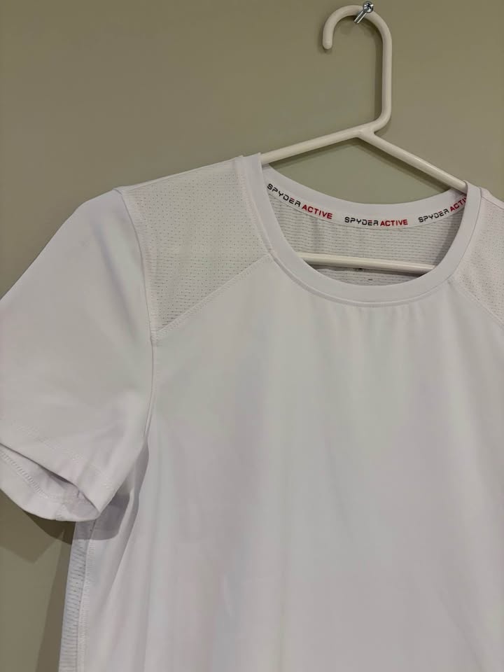 NWT Spyder White Women's Athletic Tee Small - photo 3