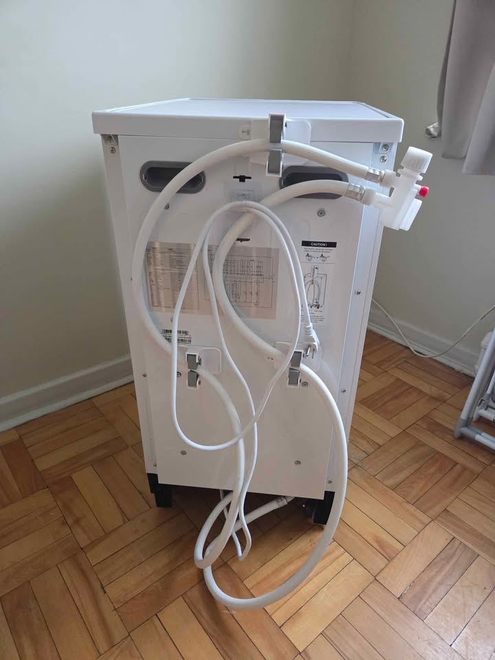 Danby 18″ Portable Dishwasher – White – Excellent Condition - photo 5