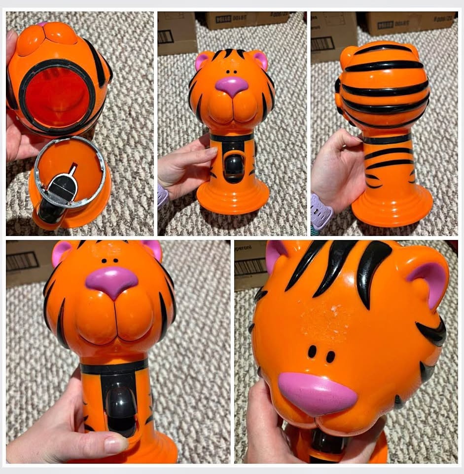Vintage Tiger Gumball Machine