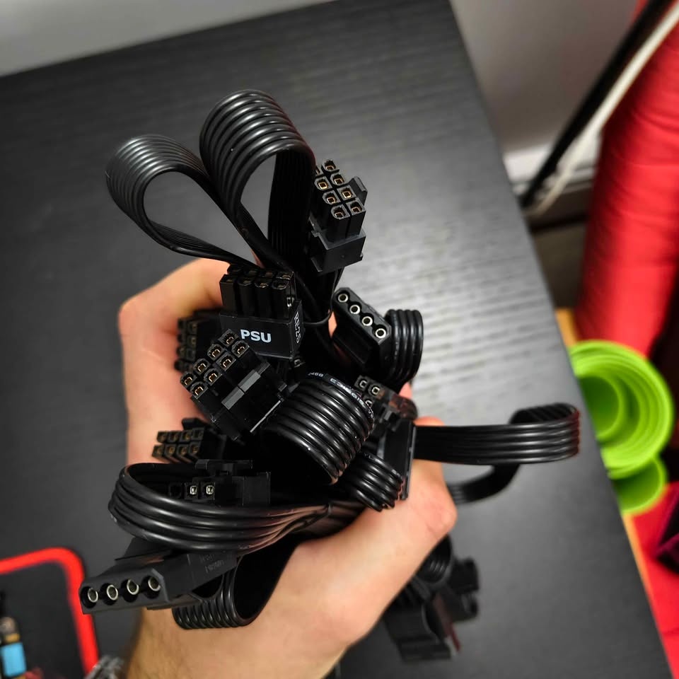 Modular PSU Cables PC Computer Power Connectors - photo 4