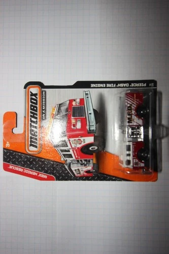 2013 Matchbox Pierce Dash Fire Engine 79/120 MBX Heroic Rescue N