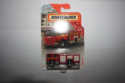 2018 Matchbox Scania P360 Fire Truck #6/30