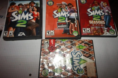 The Sims 2 PC w/ 3 Expansion Packs (Cases+Manuals)