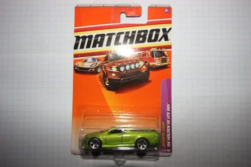 Matchbox '08 Holden VE Ute SSV Rare Green 2/100
