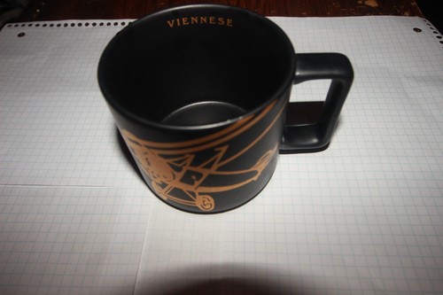 Starbucks 2016 Viennese Black Gold Airplane Mug 14oz - photo 4