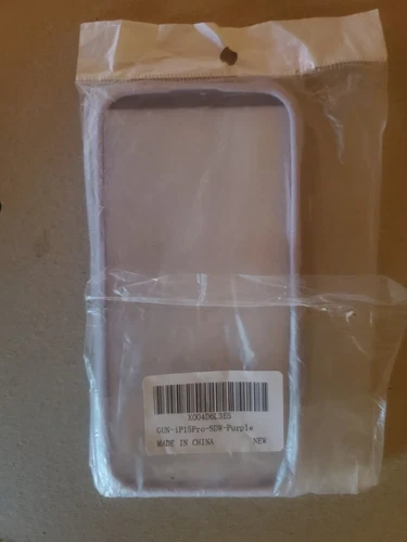 Brand New Purple Silicone Case for iPhone 15 Pro - photo 2