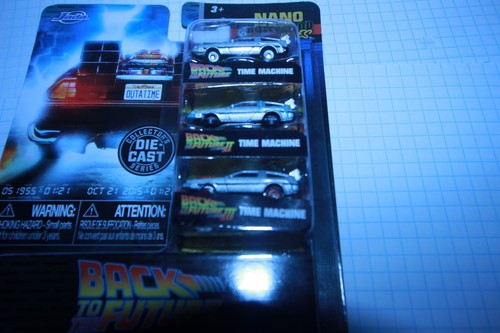 Jada Nano Hollywood Rides Back To The Future Time Machine Cars S - photo 3