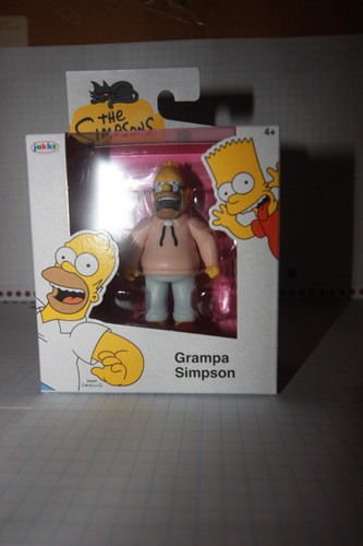Simpsons Grampa Simpson 2.5" Jakks Pacific Action Figure Wave 3