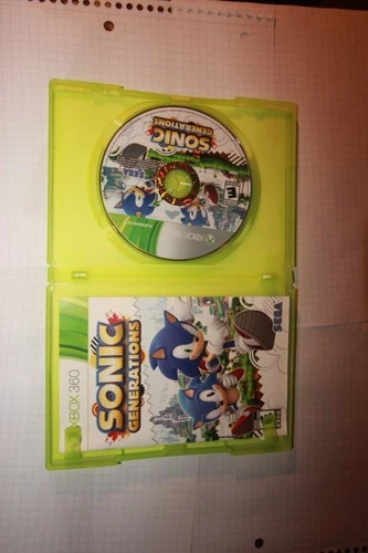 Sonic Generations – Xbox 360 (2011) CIB UNTESTED VERY CLEAN DISC