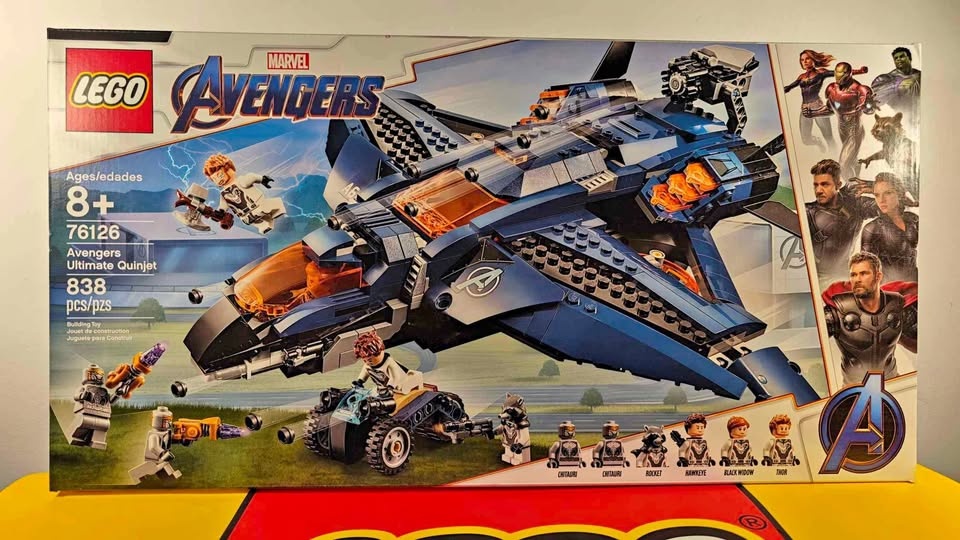 Lego Marvel 76126 Avengers Ultimate Quintjet retired 2019 Pickup