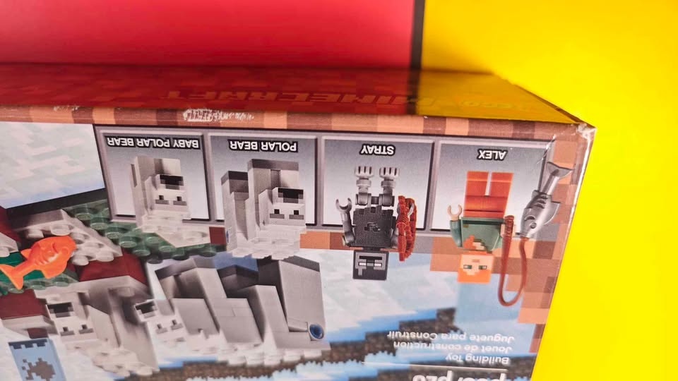 Lego Minecraft 21142 The Polar Igloo w/ Alex/Stray/Polar Bear Re - photo 4