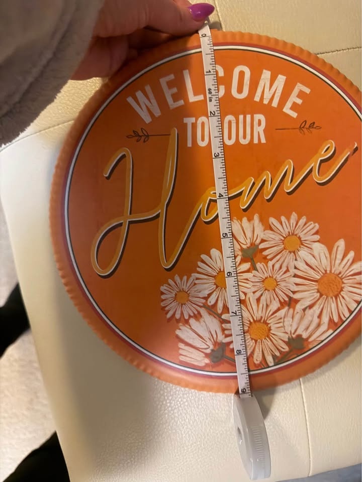 Metal Home Decor Sign Welcome To Our Home - photo 4