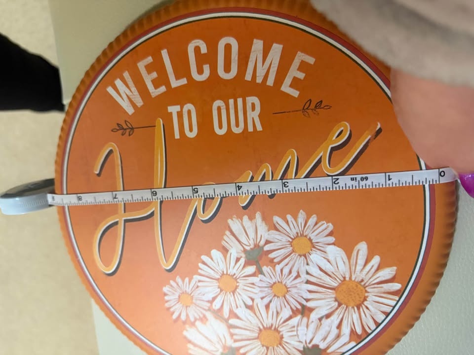 Metal Home Decor Sign Welcome To Our Home - photo 5