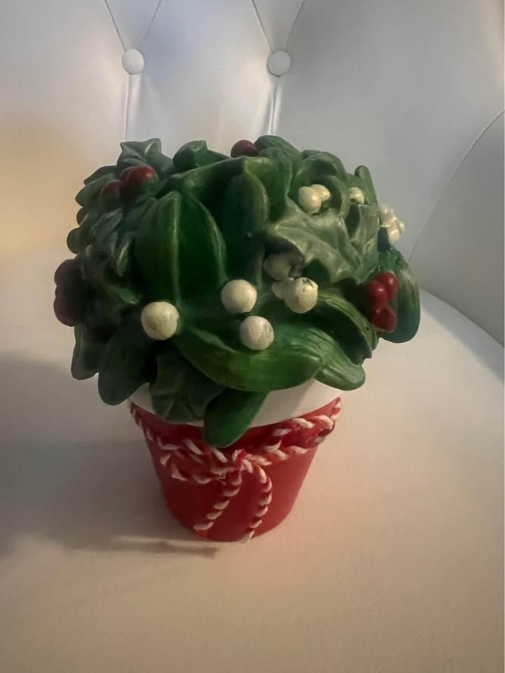 Christmas Ceramic Mistletoe Home Decor - photo 4