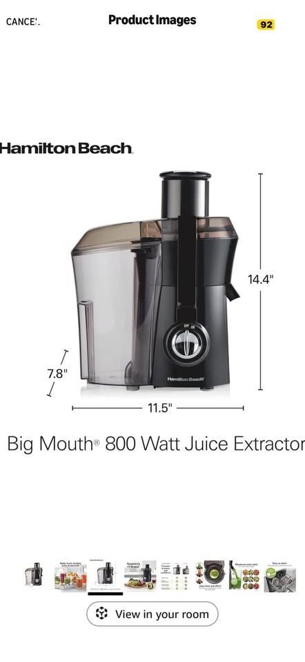 Hamilton Beach Juicer - photo 4