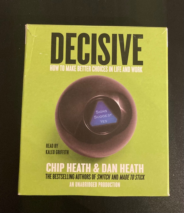 Decisive Audiobook CD - Chip Heath & Dan Heath