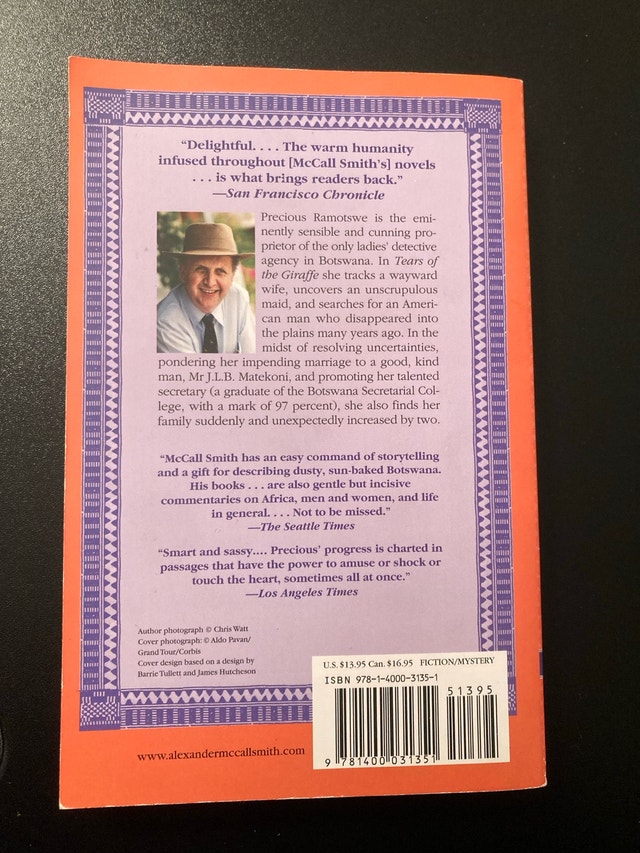 Tears of the Giraffe - Alexander McCall Smith - photo 2