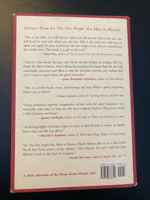 The Five People You Meet in Heaven - Mitch Albom - photo 2