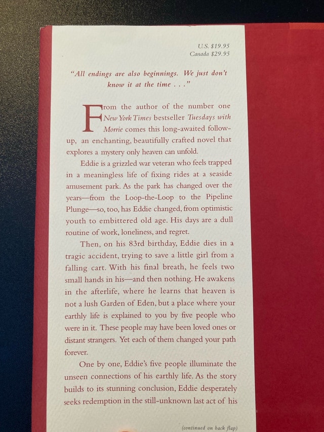 The Five People You Meet in Heaven - Mitch Albom - photo 3