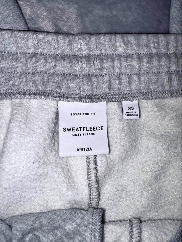 Aritzia Sweatfleece Boyfriend Fit Sweatpants