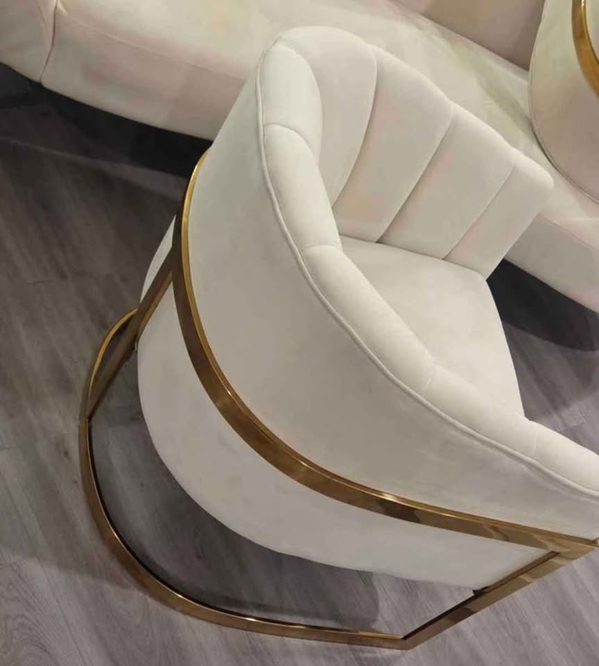 Moving Out Sale – Elegant Ivory Barrel Chairs (Set of 2) - LOCAT - photo 4