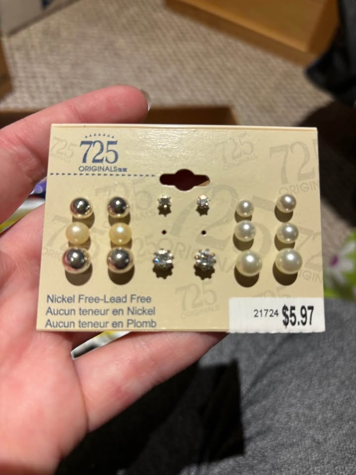 725 Original Earrings *new - photo 2