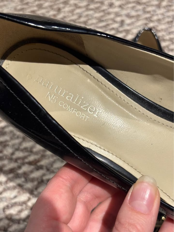 Vintage 7.5 Naturalizer Black Ballet Flats - photo 4