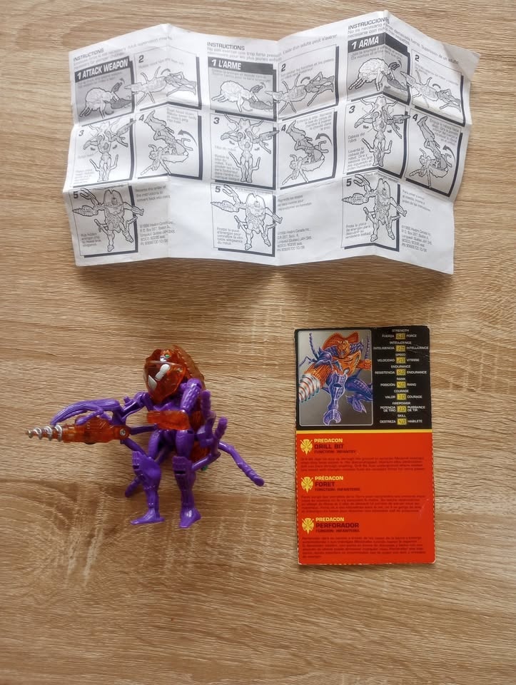 Drill Bit - Transformers Beast Wars / Beasties Action Figure