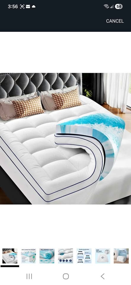 Dual layer Mattress Topper Twin