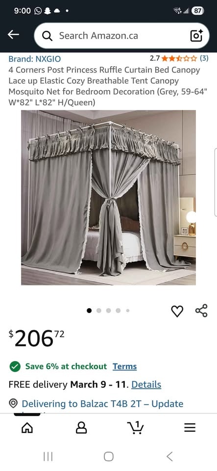 Ruffle Curtains Bed Queen Size New - photo 2