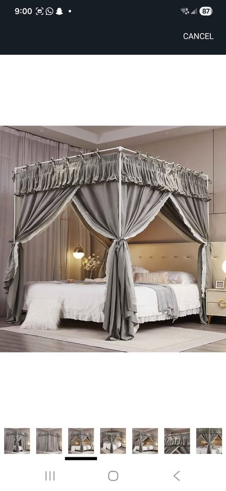 Ruffle Curtains Bed Queen Size New - photo 5