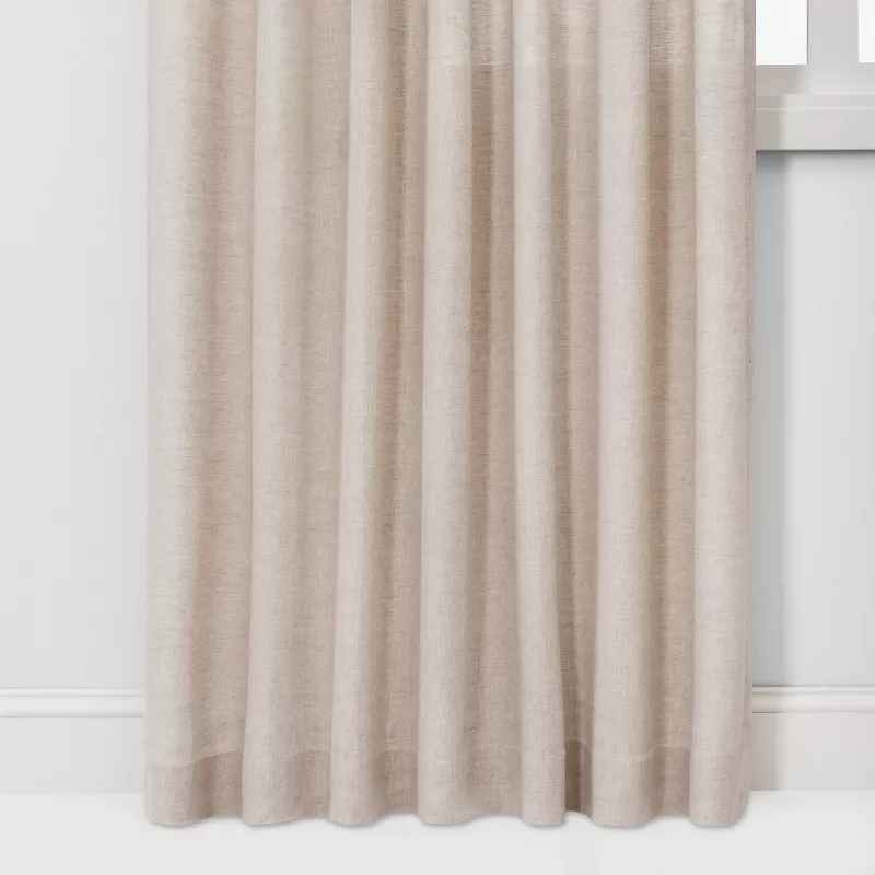 Two Light Filtering Linen Curtain Panels 54"x84" - photo 2