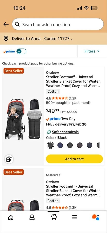 Orzbow Stroller Footmuff - Winter Blanket