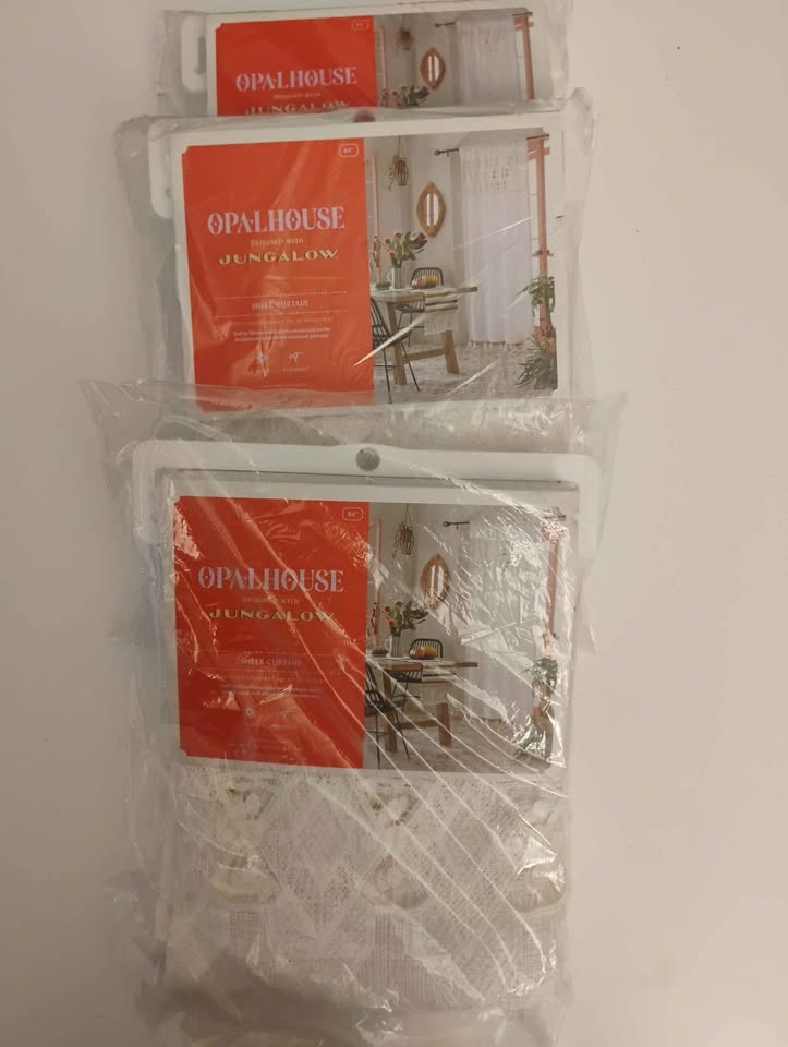 3 Sheer Curtain Panels - Opalhouse™ Jungalow - photo 3