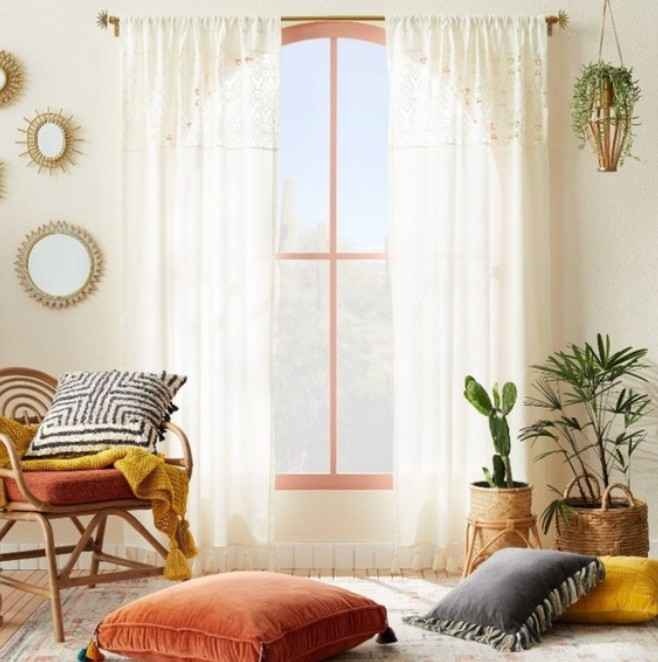 3 Sheer Curtain Panels - Opalhouse™ Jungalow - photo 4