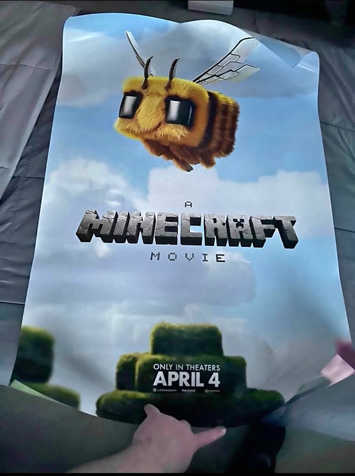 MINECRAFT MOVIE POSTER