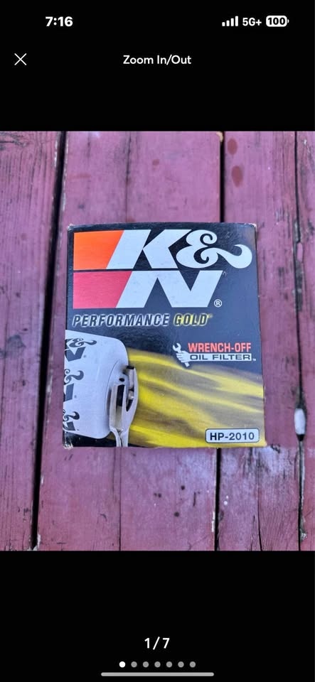 K&N Performance Gold Oil Filter HP-2010