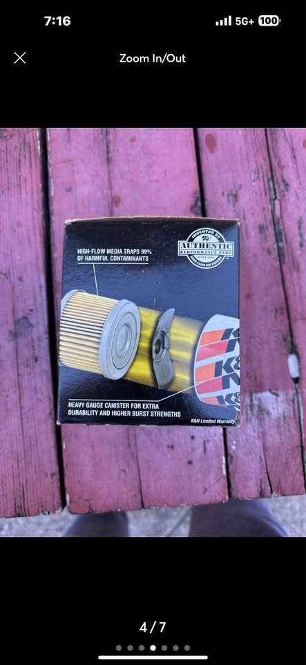 K&N Performance Gold Oil Filter HP-2010 - photo 4