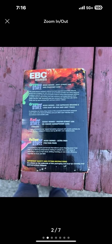 EBC Brakes DP51110NDX Bluestuff NDX Full Race Brake Pads - photo 2