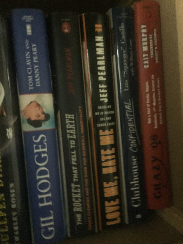 Baseball Books & Signed Hats Collection
