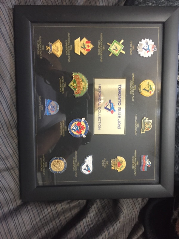 Jays Pin Set Framed