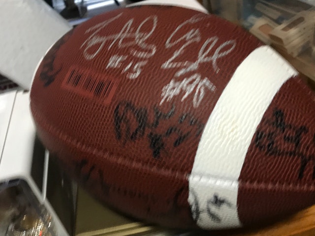 Argos Teams Signed Football (Championship Year)