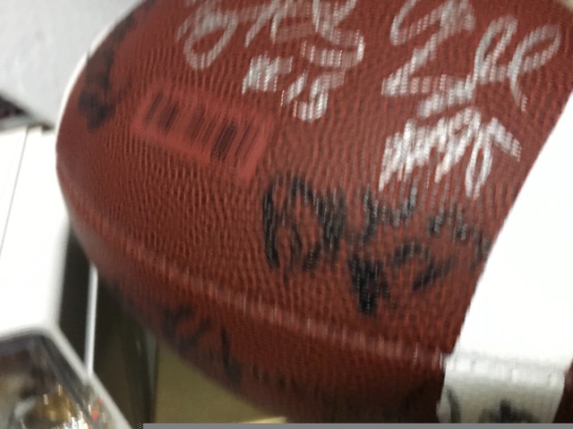 Argos Teams Signed Football (Championship Year) - photo 4