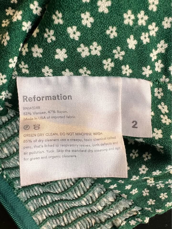 Reformation green and white polka dot Camisole - photo 4