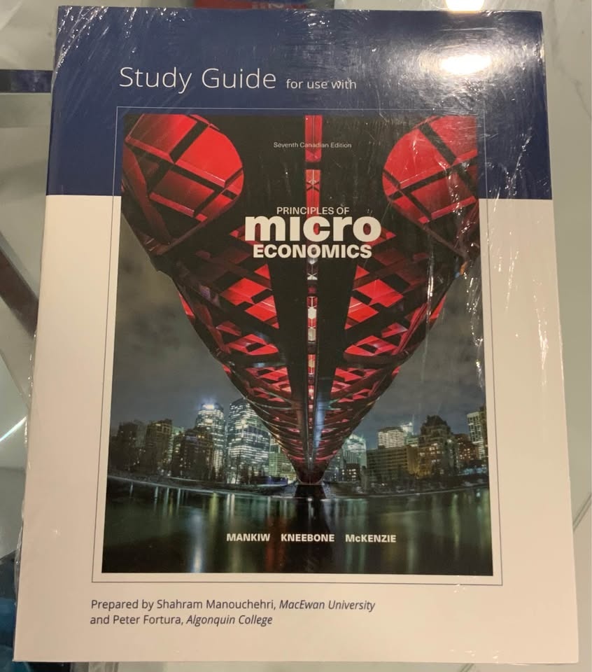 Principles of Microeconomics 7th Canadian Edition Textbook & Stu - photo 2