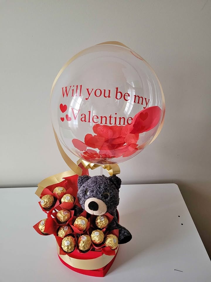 Customized Bobo Balloon Hamper