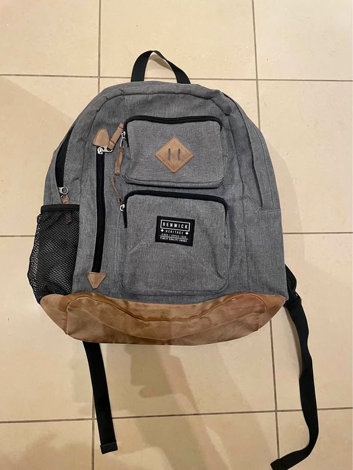 Grey & Brown Renwick Heritage Kids Backpack