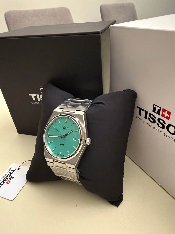 Tissot PRX Mens Watch 40MM - Mint Green Dial - photo 2