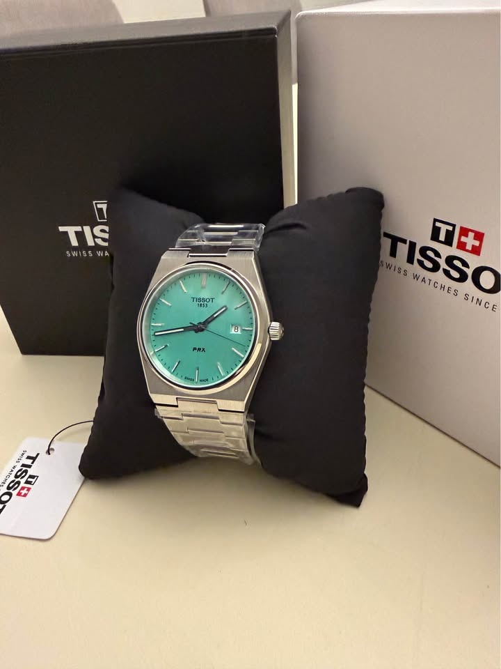Tissot PRX Mens Watch 40MM - Mint Green Dial - photo 3