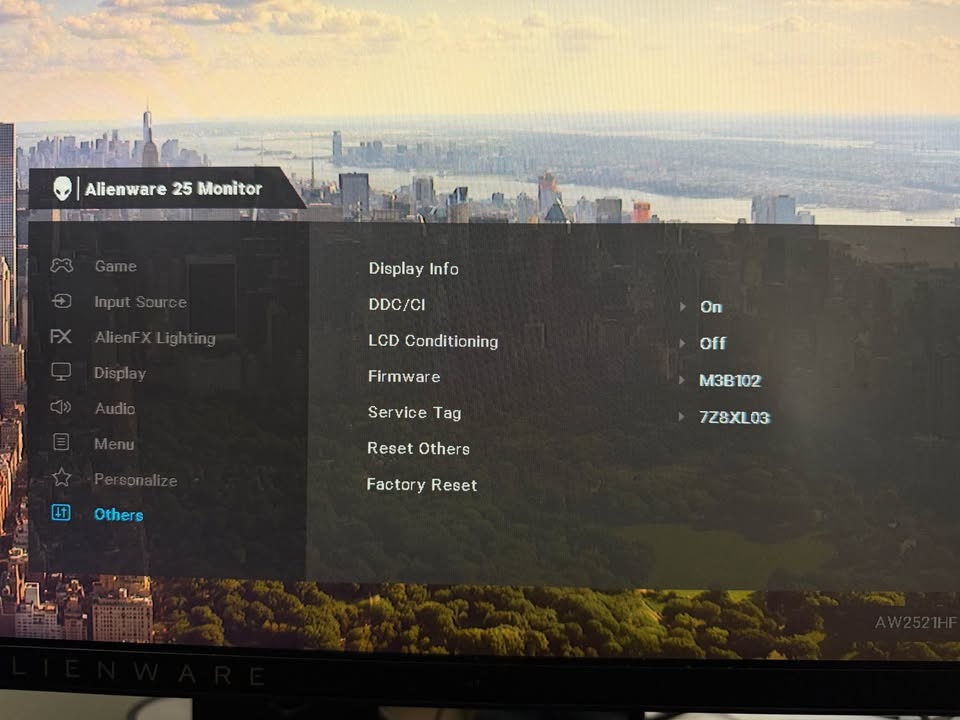 Alienware 25” Gaming Monitor AW2521HF - photo 2